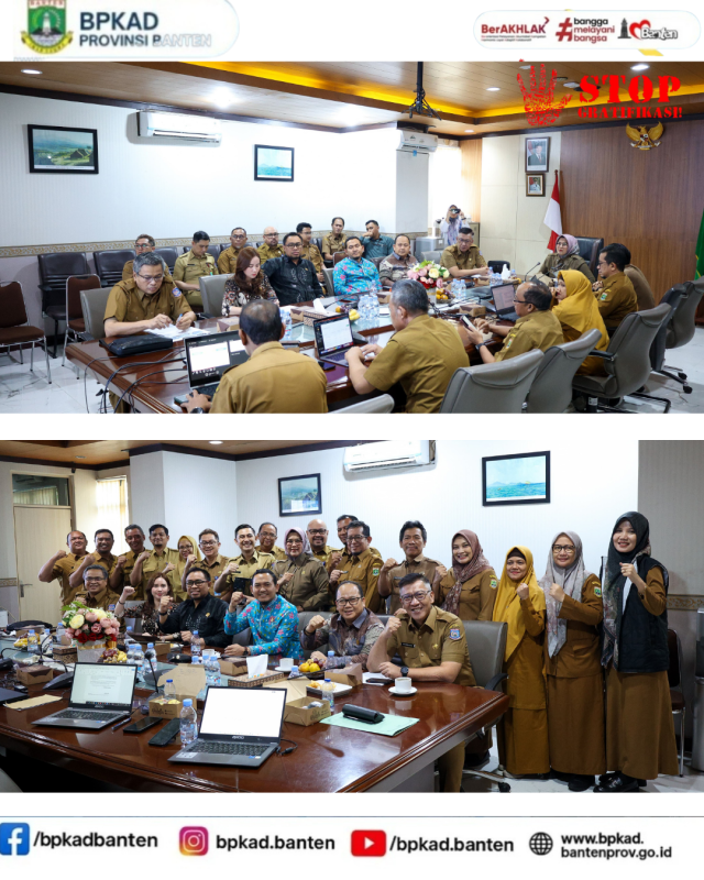 Pemprov Banten Evaluasi Raperkada Pertanggungjawaban APBD 2024 Kota Tangsel