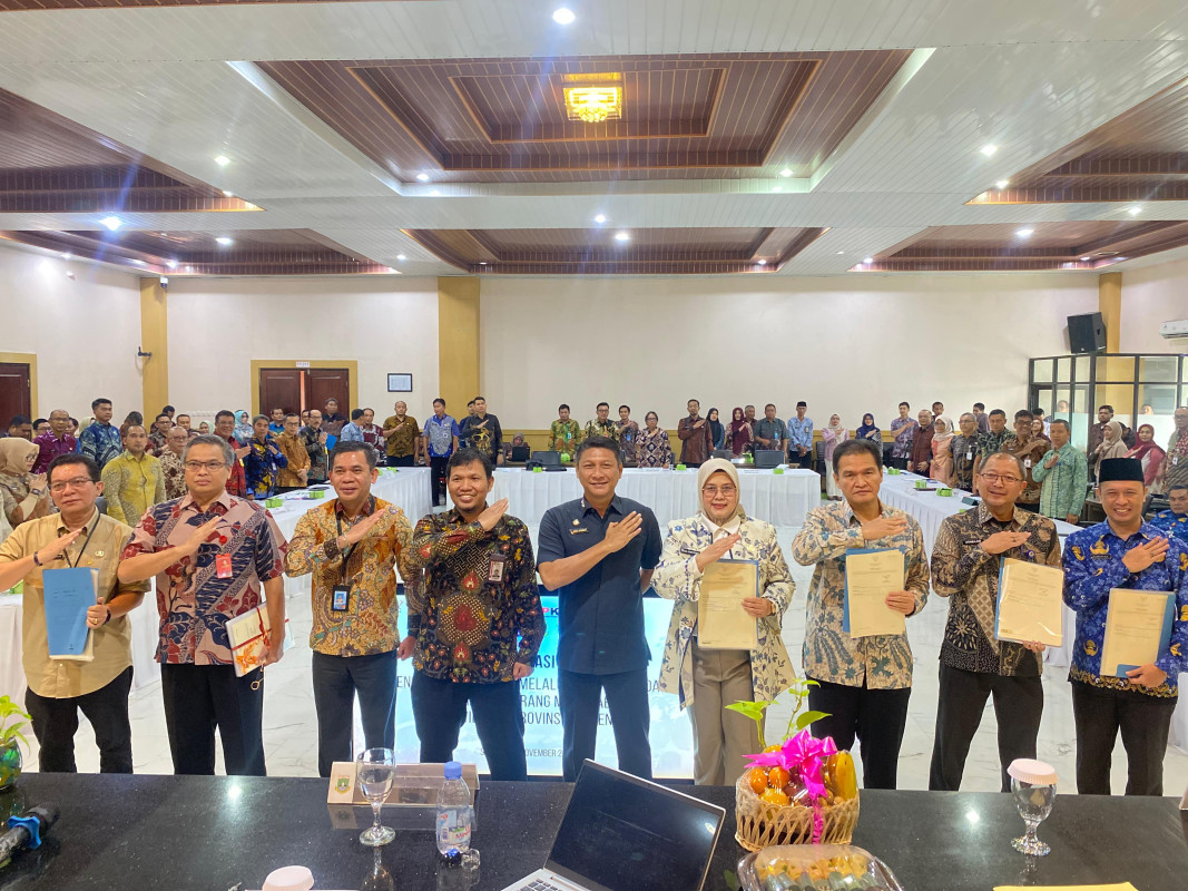 Rapat Koordinasi KPK Lanjutan Pencegahan Korupsi Melalui Penertiban dan Pengamanan Barang Milik Daerah di Provinsi Banten