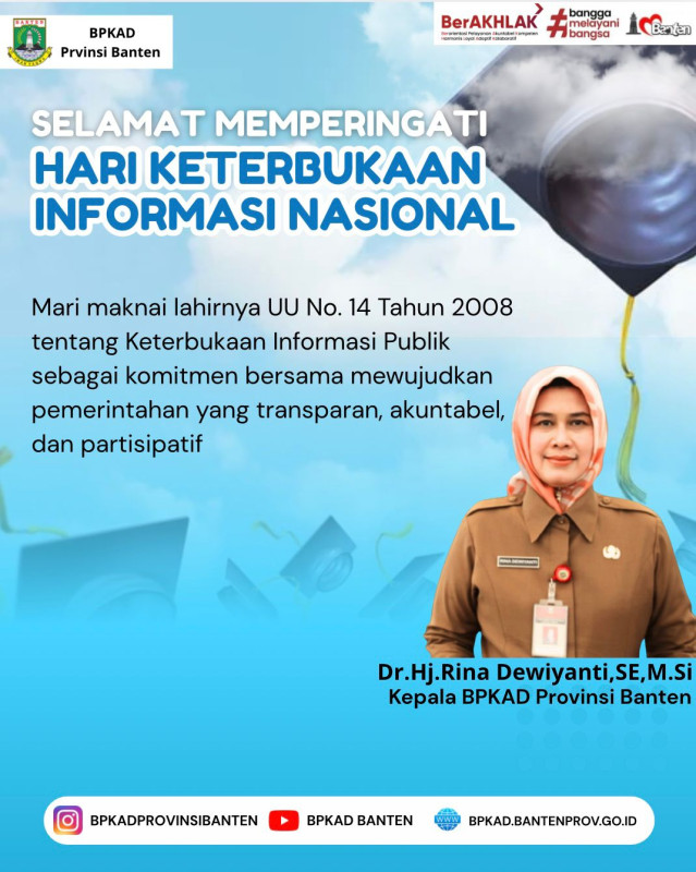 Selamat Memperingati Hari Keterbukaan Informasi Nasional 30 April  2025