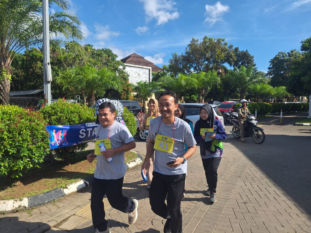 Kepala BPKAD Provinsi Banten Dukung Tes Kebugaran Bersama Dinas Kesehatan