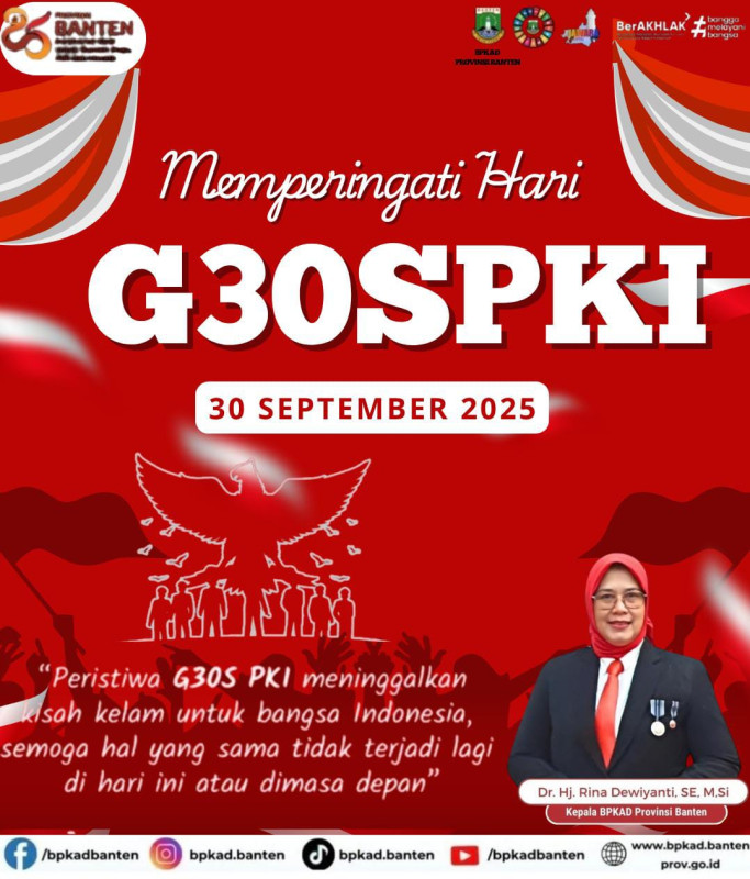 Memperingati Hari G30S/PKI 30 September 2025