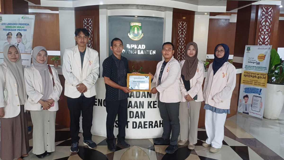 Mahasiswa UIN SMH Banten Lakukan Observasi ke PPID BPKAD Provinsi Banten