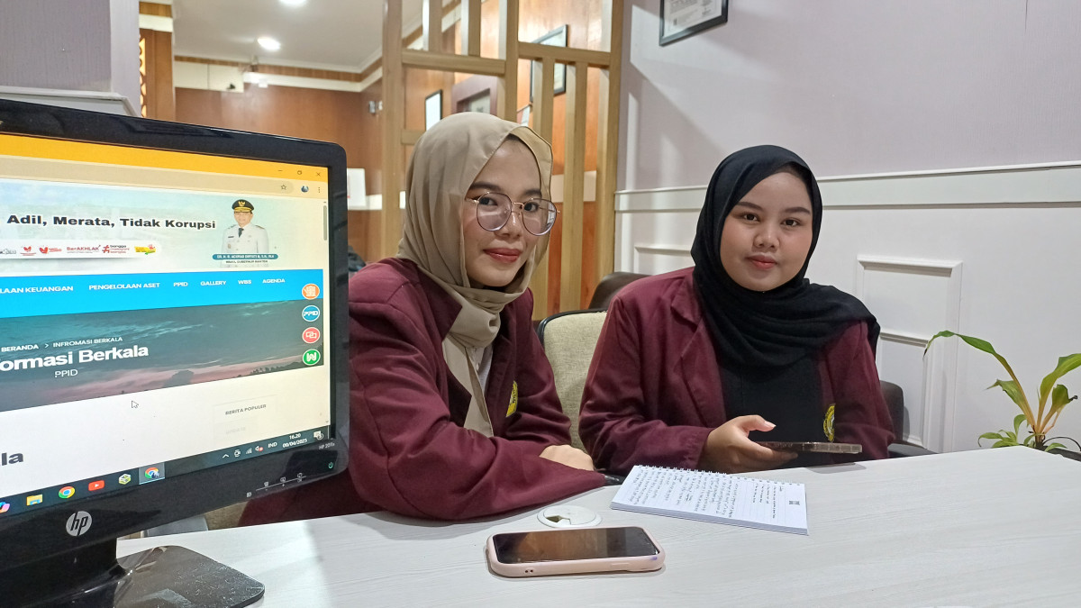 Mahasiswi FISIP Untirta Kunjungi BPKAD Banten untuk Konfirmasi Data Keuangan