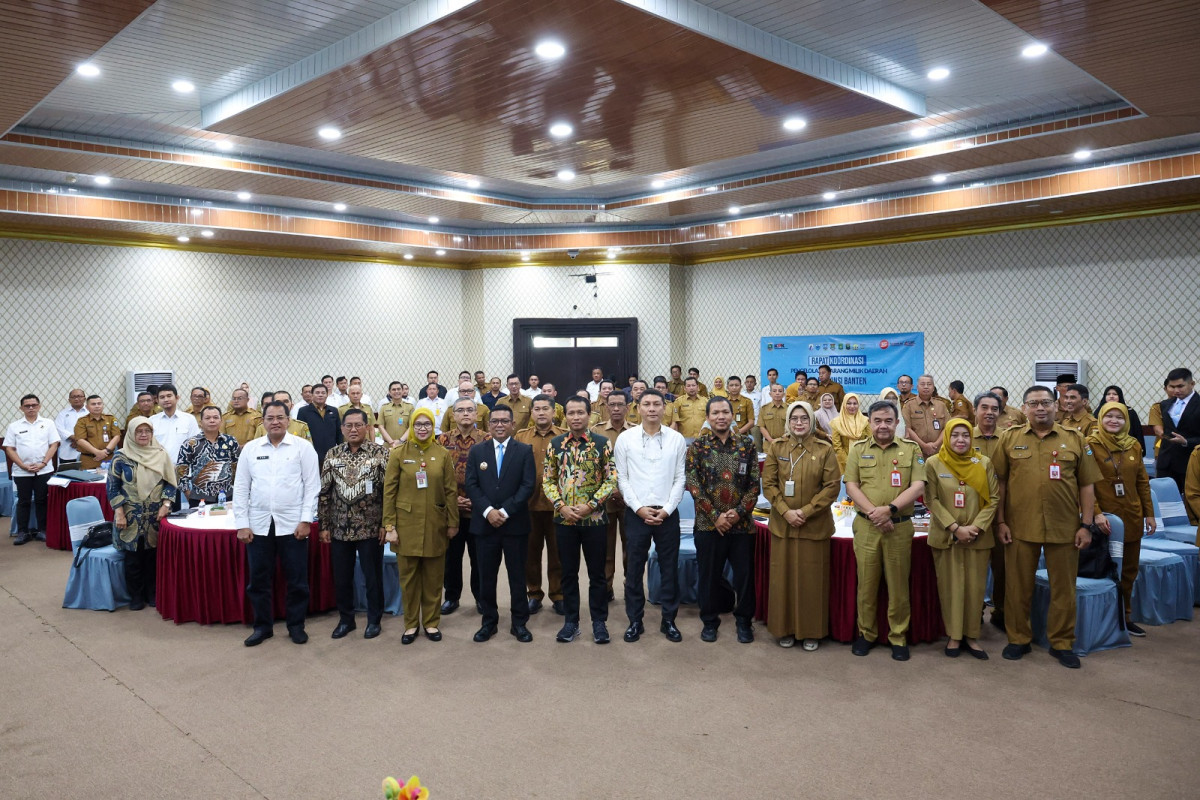 Pengelolaan Aset, Gubernur Banten Andra Soni : Pemprov Banten Fokus Sertifikasi dan Penyelesaian Aset Bermasalah