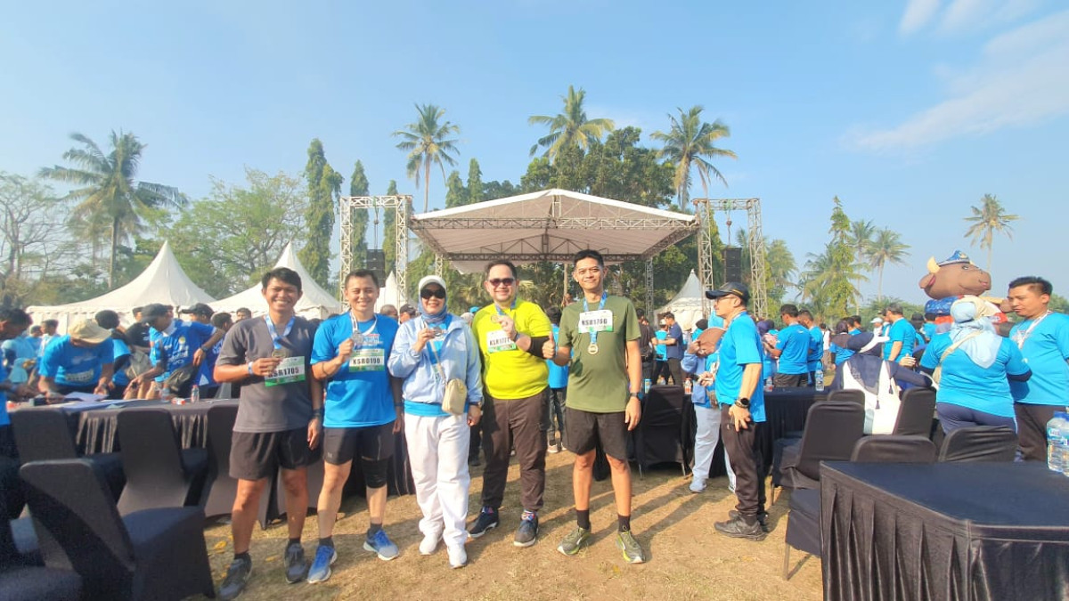 BPKAD Banten Ambil Bagian di KORPRI Run Summer Fest Anyer 2025 Dipimpin Langsung Kepala BPKAD, Hadirkan Semangat Kebersamaan ASN