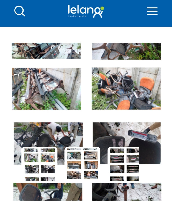 136 Unit Inventaris Rusak Berat Samsat Balaraja Dilelang BPKAD Provinsi Banten