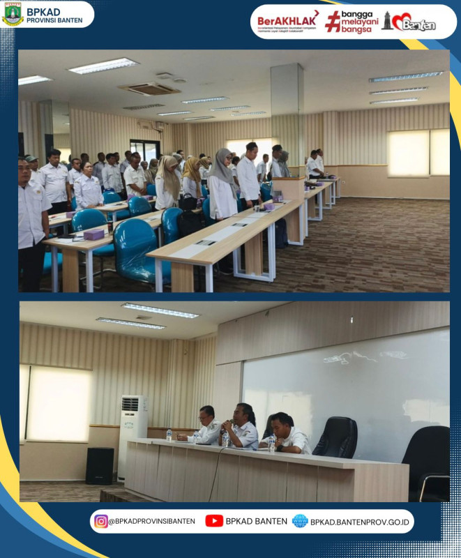 Dindikbud Banten Gelar Rapat Pembinaan dan Pengawasan Pengelolaan BMD di Sekolah