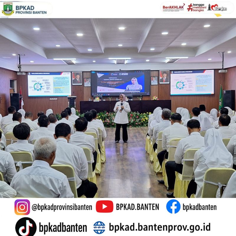 BPKAD Banten Tegaskan Pentingnya Manajemen Kinerja dalam Tata Kelola Keuangan Daerah