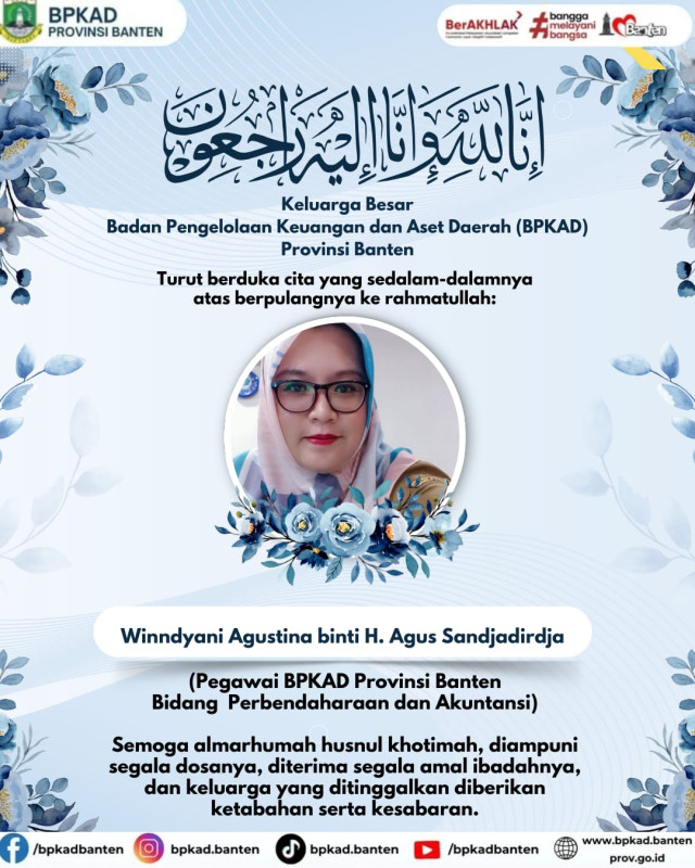 INNALILLAHI WAINNA ILAIHI RAJI’UN