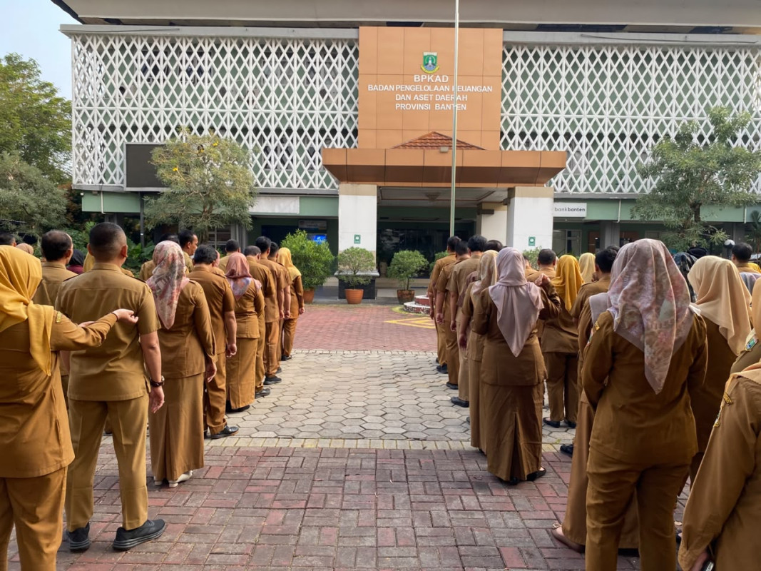BPKAD Provinsi Banten Gelar Apel Pagi Awal Juli 2026, Perkuat Komitmen Pelaksanaan Program Kerja Semester II