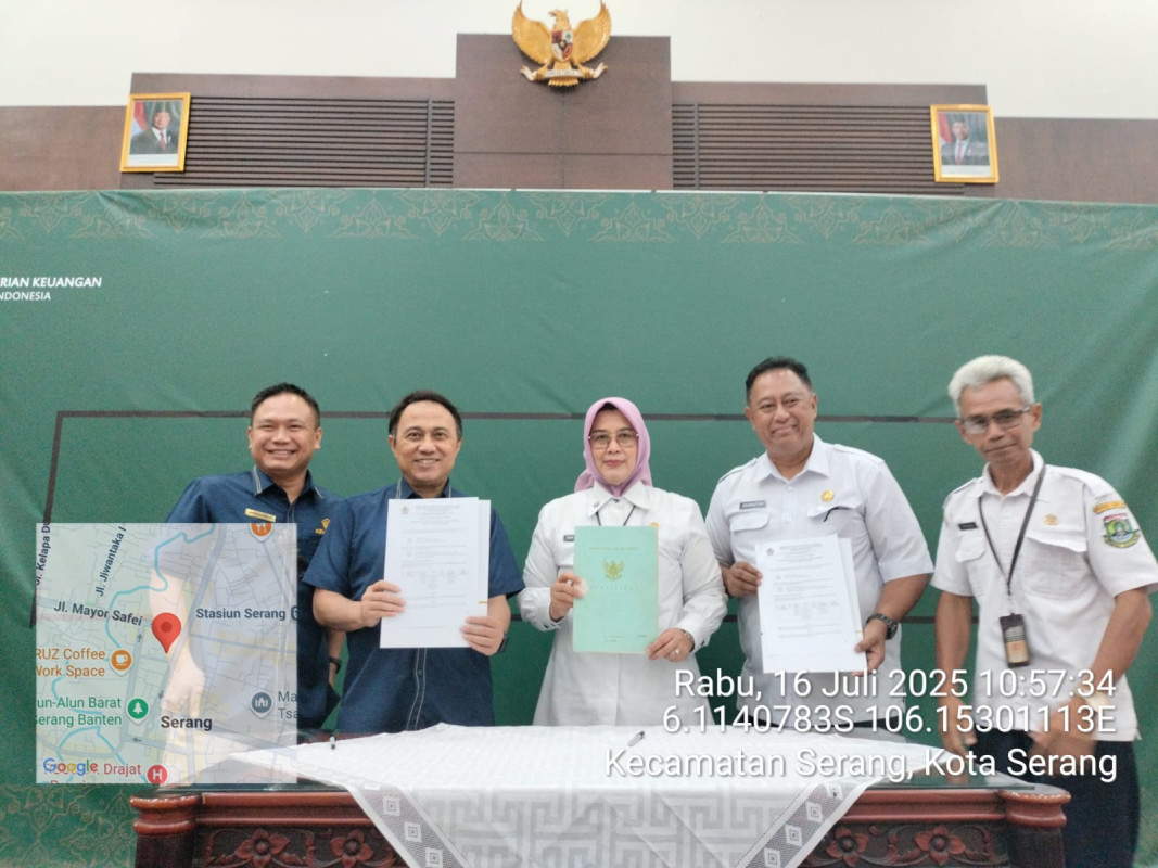 Kementerian Keuangan Hibahkan Aset Tanah di Lebak kepada Pemprov Banten