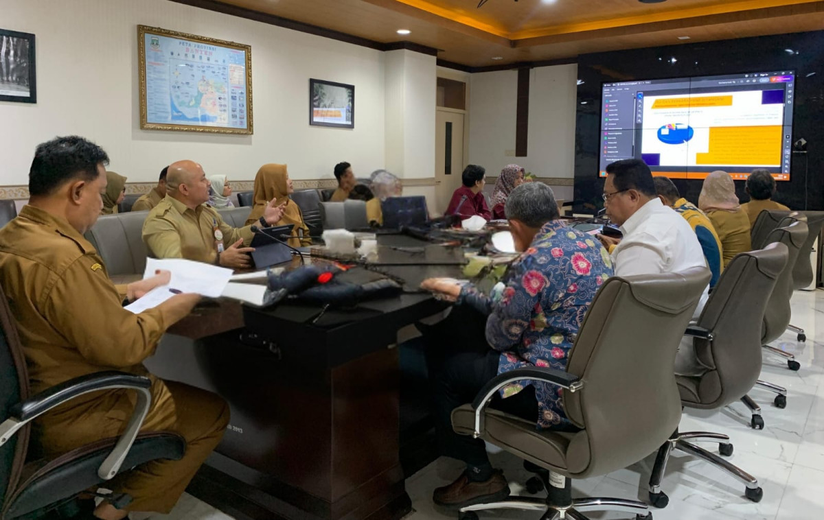 BPKAD Banten Gelar Rapat Tim Peneliti Pemindahtanganan Barang Milik Daerah