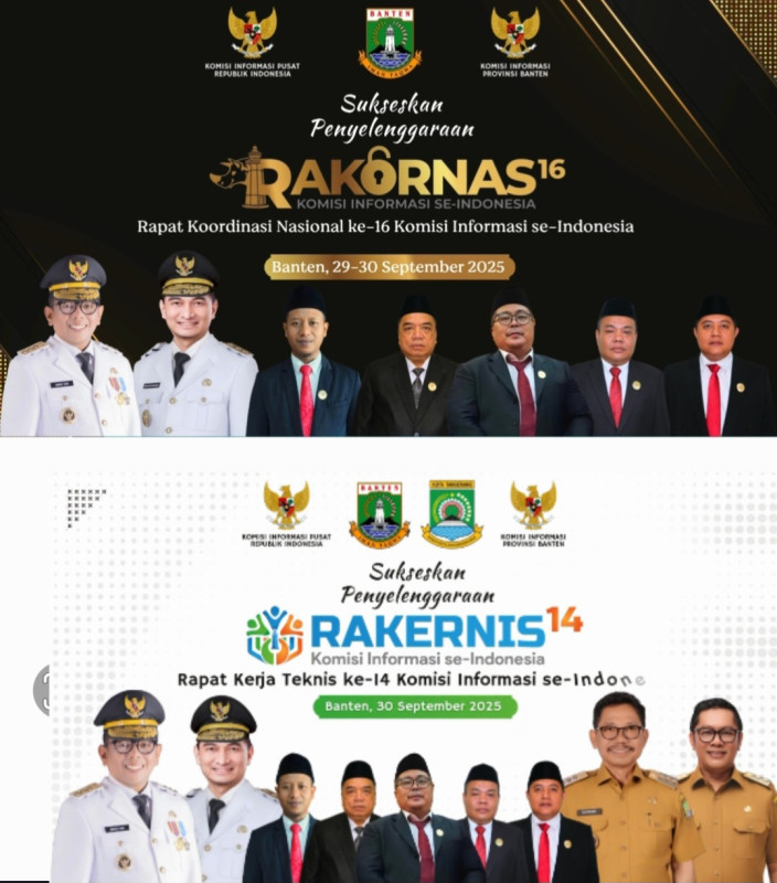 Provinsi Banten Jadi Tuan Rumah Rakornas dan Rakernis Komisi Informasi se-Indonesia