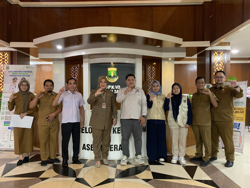 PPID BPKAD Provinsi Banten Terima Kunjungan Komisi Informasi untuk Visitasi SAQ 2025