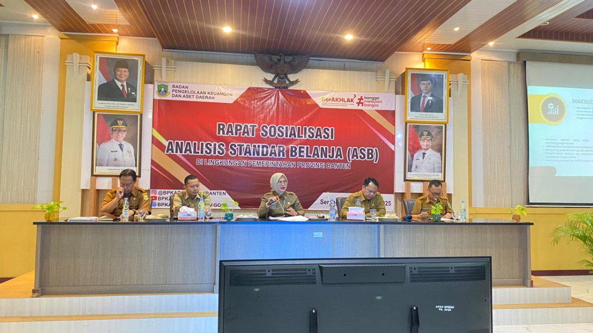 BPKAD Provinsi Banten Gelar Sosialisasi Analisis Standar Belanja untuk Perkuat Efisiensi Anggaran Daerah