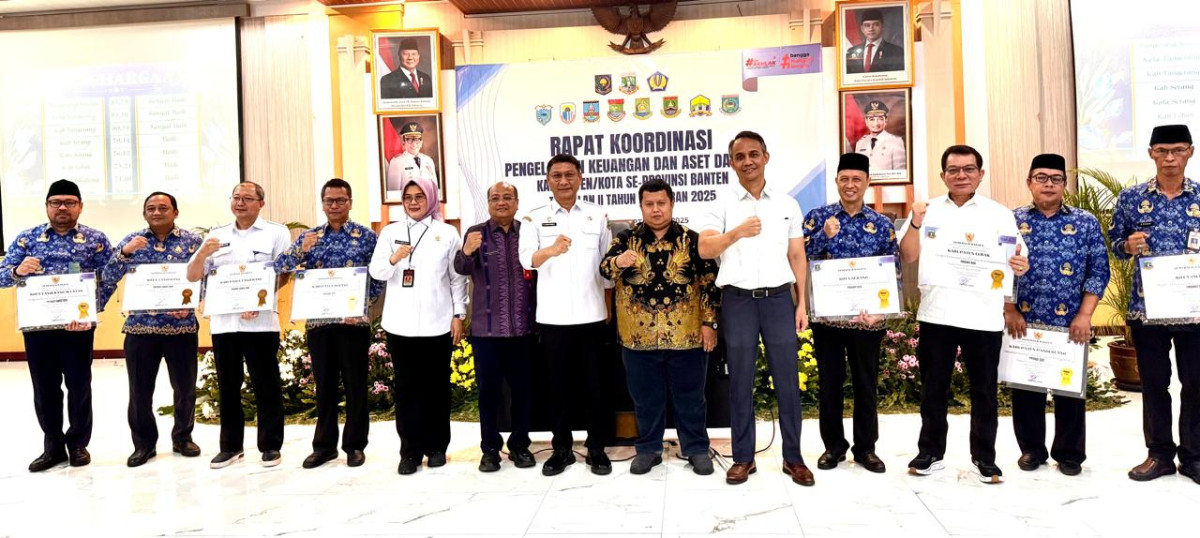 RAPAT KOORDINASI PENGELOLAAN KEUANGAN DAN ASET DAERAH KABUPATEN/KOTA SE-PROVINSI BANTEN TRIWULAN II TAHUN ANGGARAN 2025