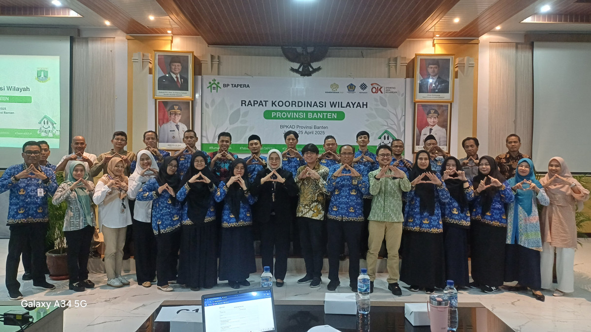 BP TAPERA Gelar Rakorwil Pemutakhiran Data Peserta ASN 2025 di BPKAD Provinsi Banten