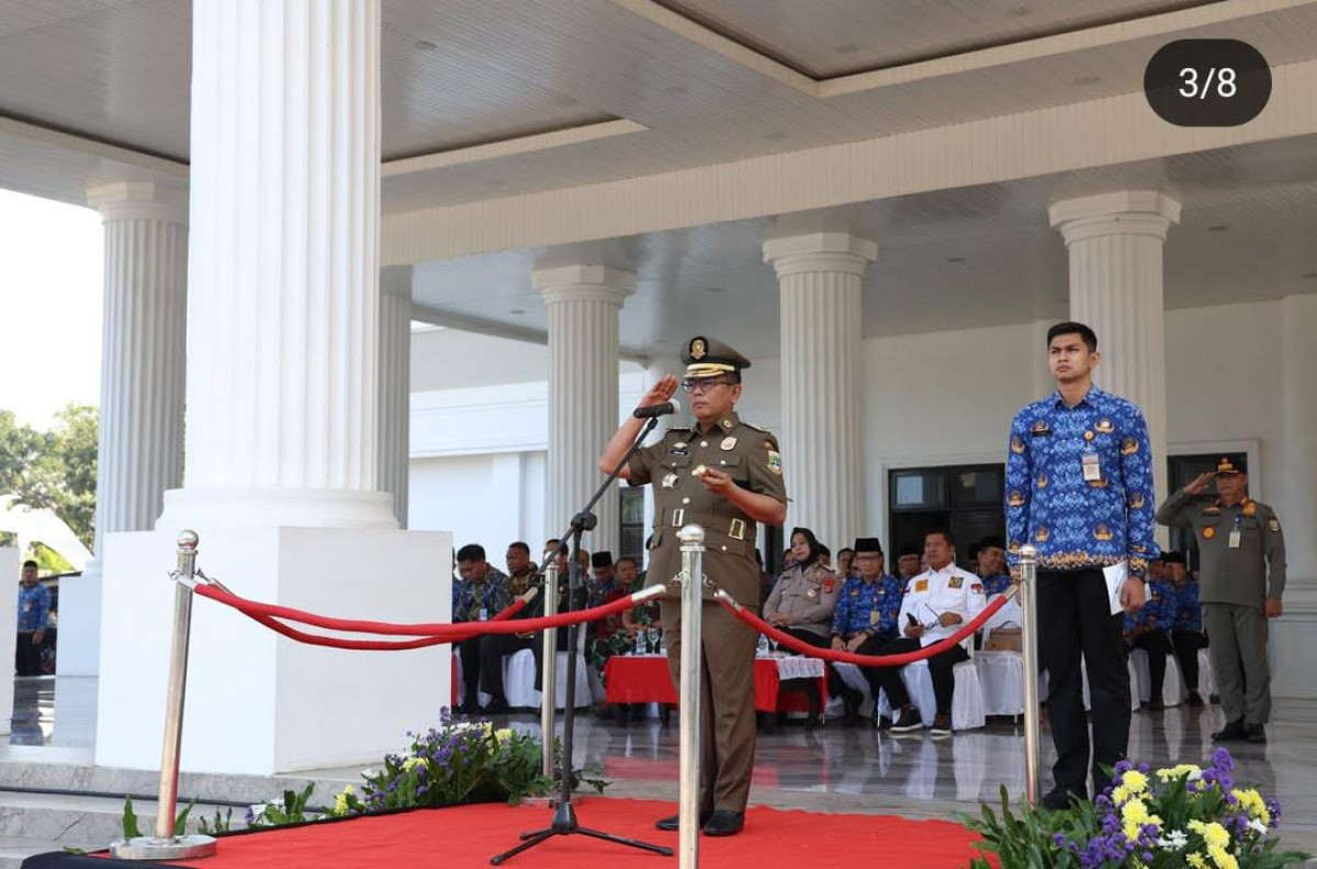 BPKAD Provinsi Banten Hadiri Upacara HUT Damkar ke-106, Satpol PP ke-75, dan Linmas ke-63
