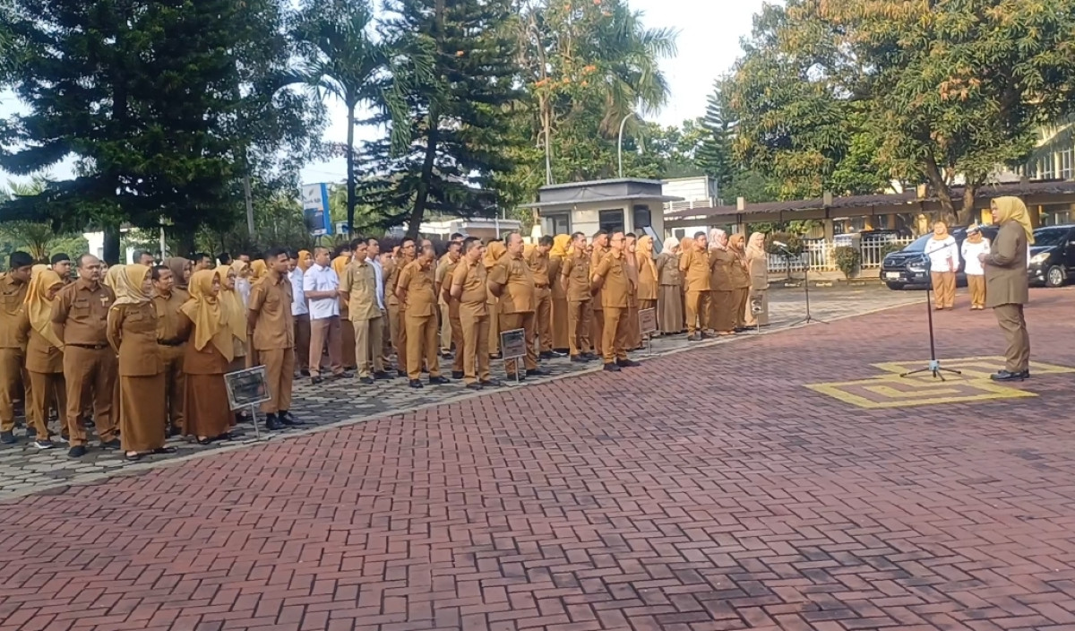 BPKAD Provinsi Banten Gelar Apel Awal Bulan Agustus 2025