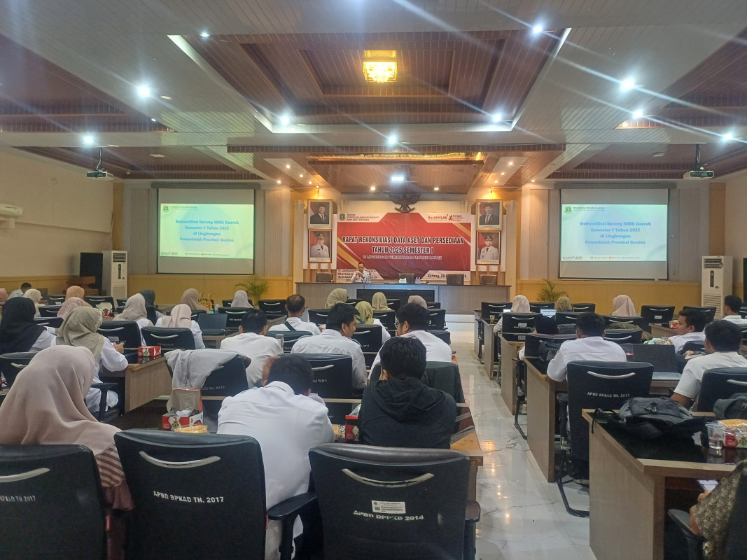 BPKAD Provinsi Banten Gelar Rekonsiliasi Barang Milik Daerah Semester I Tahun 2025 untuk Unit Sekolah SMAN dan SMKN