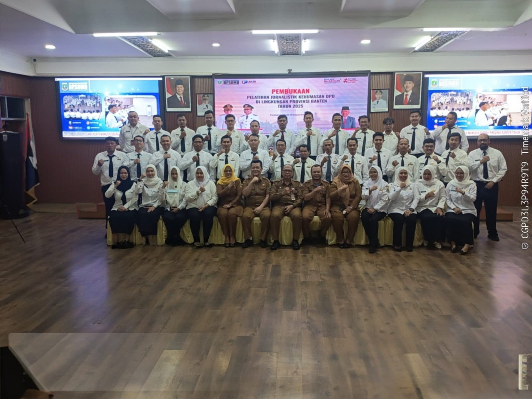 BPKAD Provinsi Banten Ikuti Pelatihan Jurnalistik Kehumasan OPD