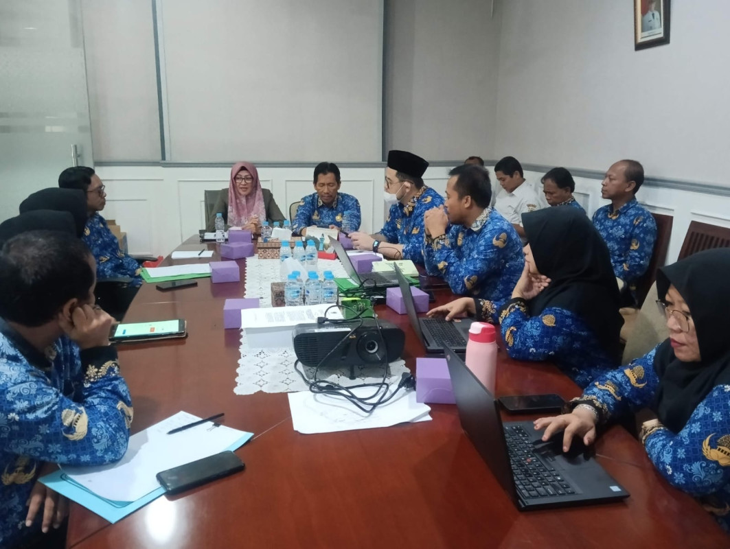 BPKAD Provinsi Banten Terima Pengawasan Kearsipan dari Dinas Perpustakaan dan Kearsipan